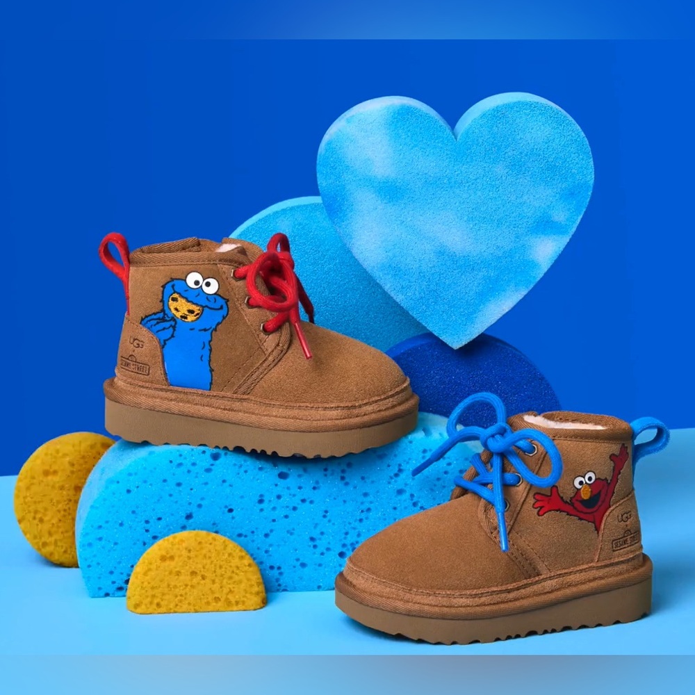 UGGS X SESAME STREET ELMO & COOKIE MONSTER UGGS